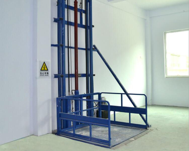 Vertical Single Guide-rail Cargo Lift